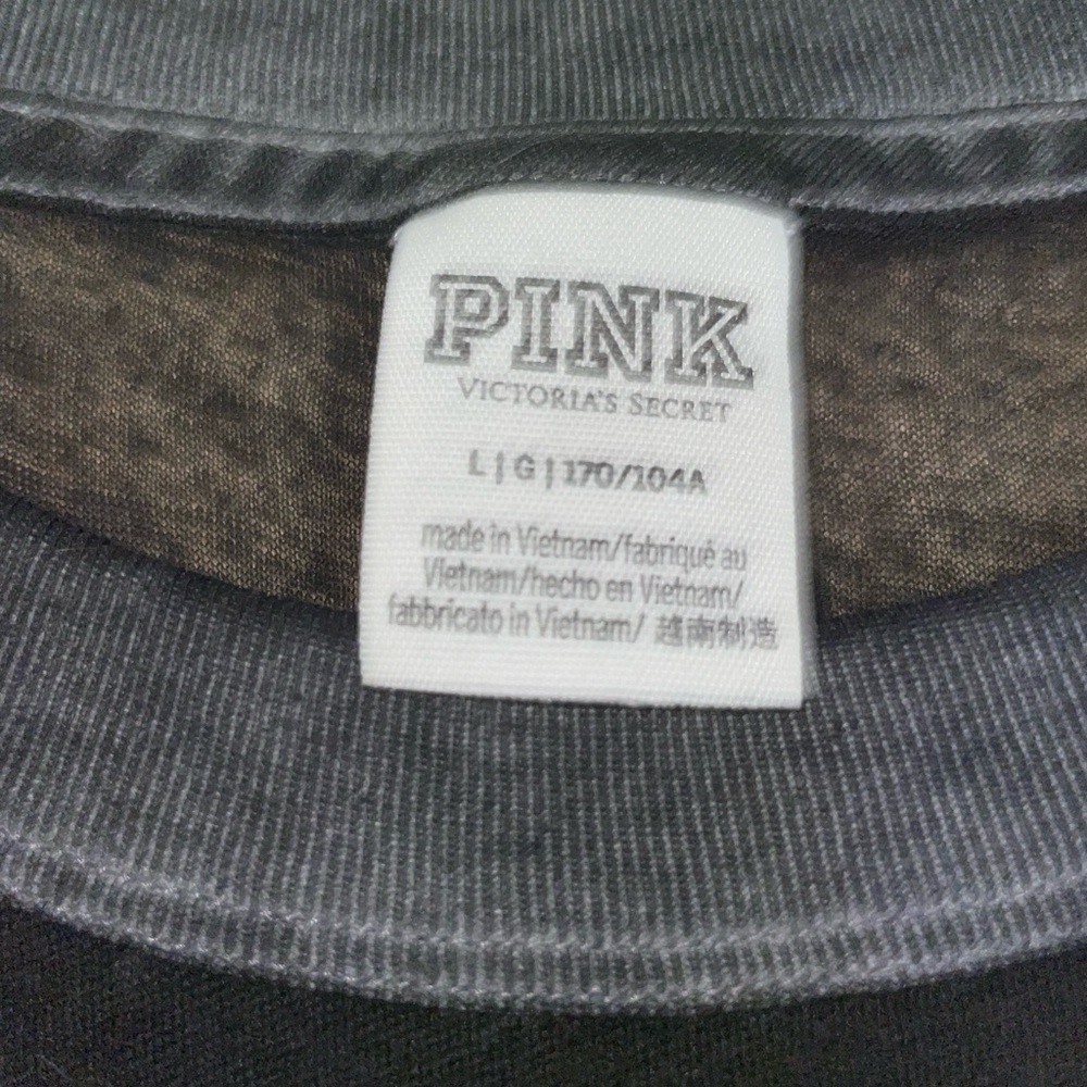 Victoria’s Secret PINK, sheer, long sleeve top, Size L - Picture 3 of 4
